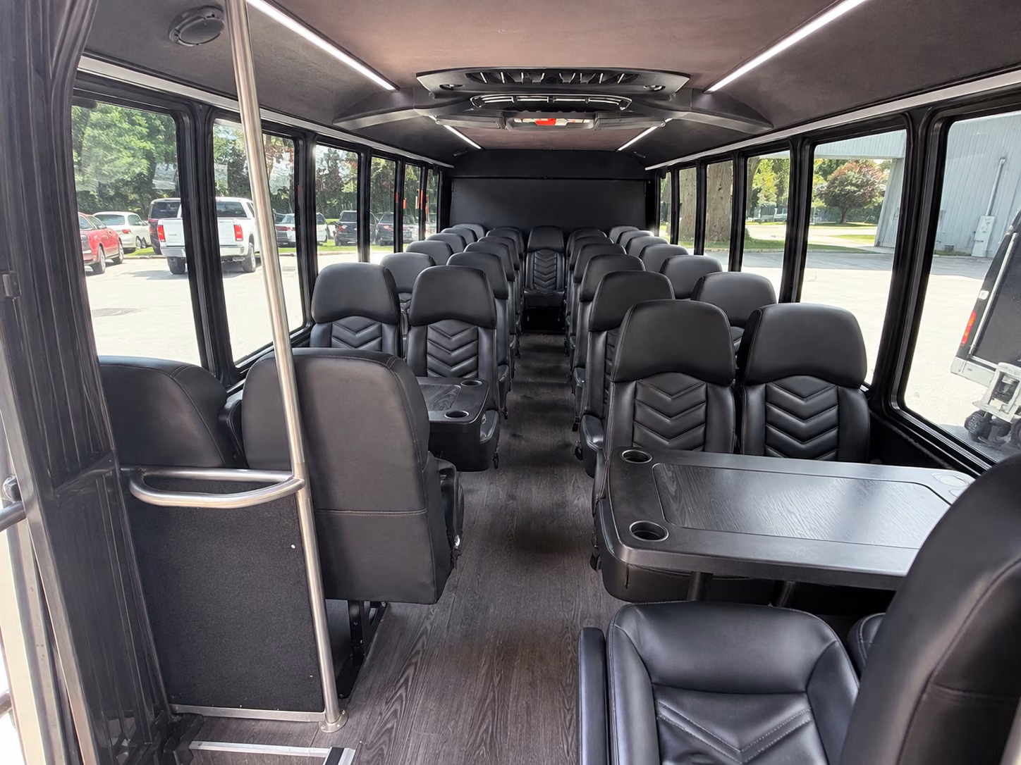 alexandria 15 passenger minibus inside