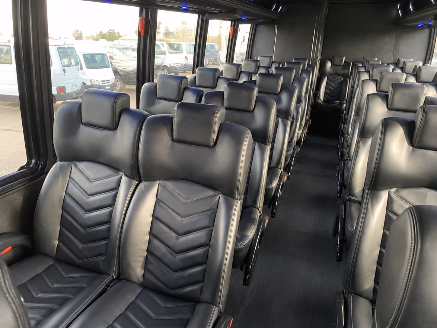 alexandria 15 passenger minibus interior