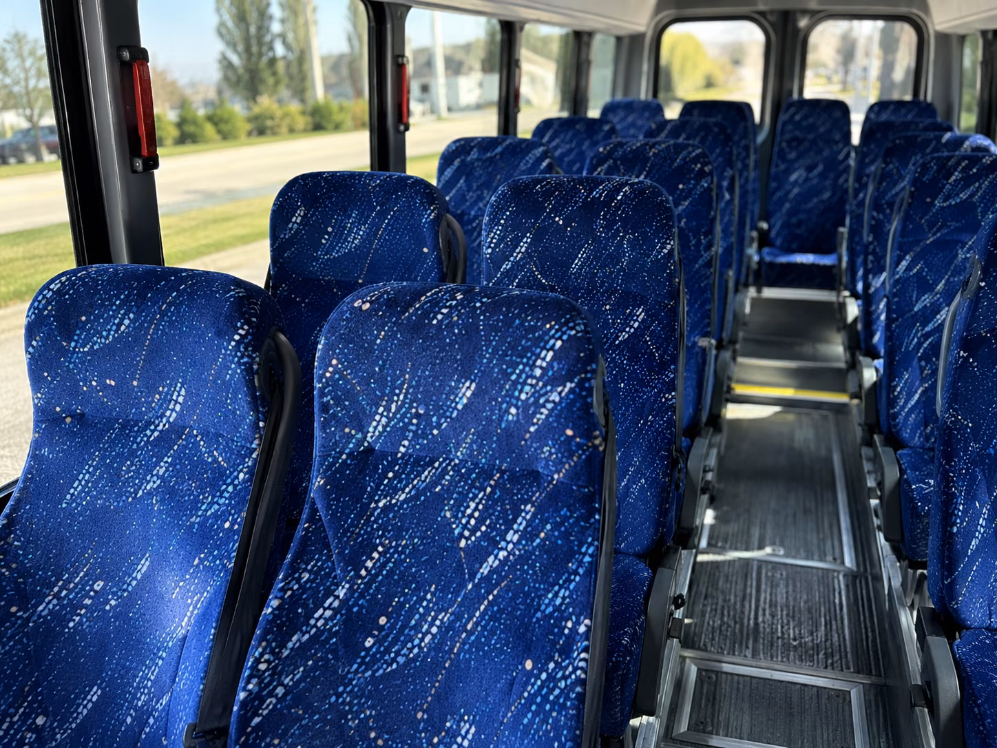 alexandria 20 passenger minibus inside