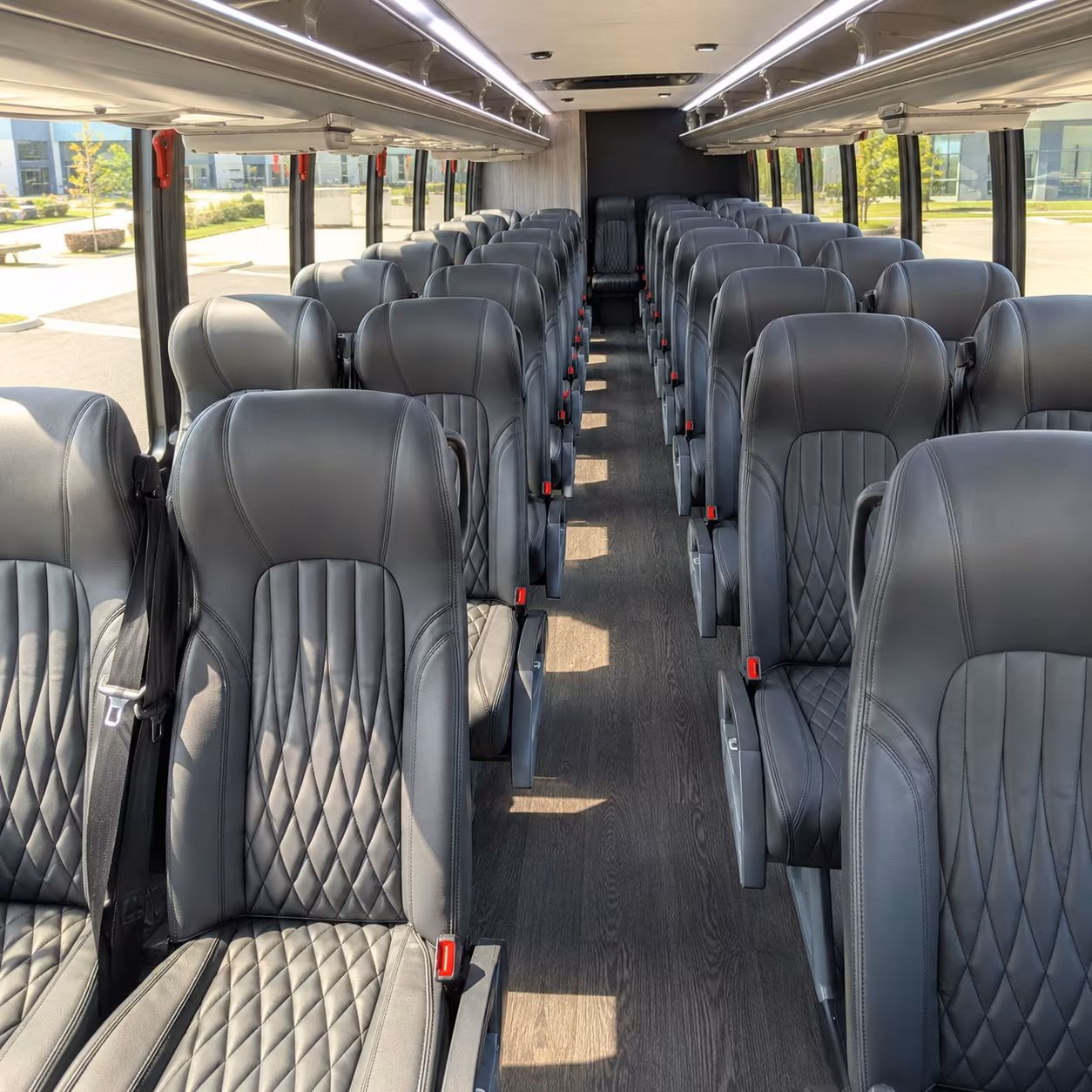 alexandria 25 passenger minibus inside