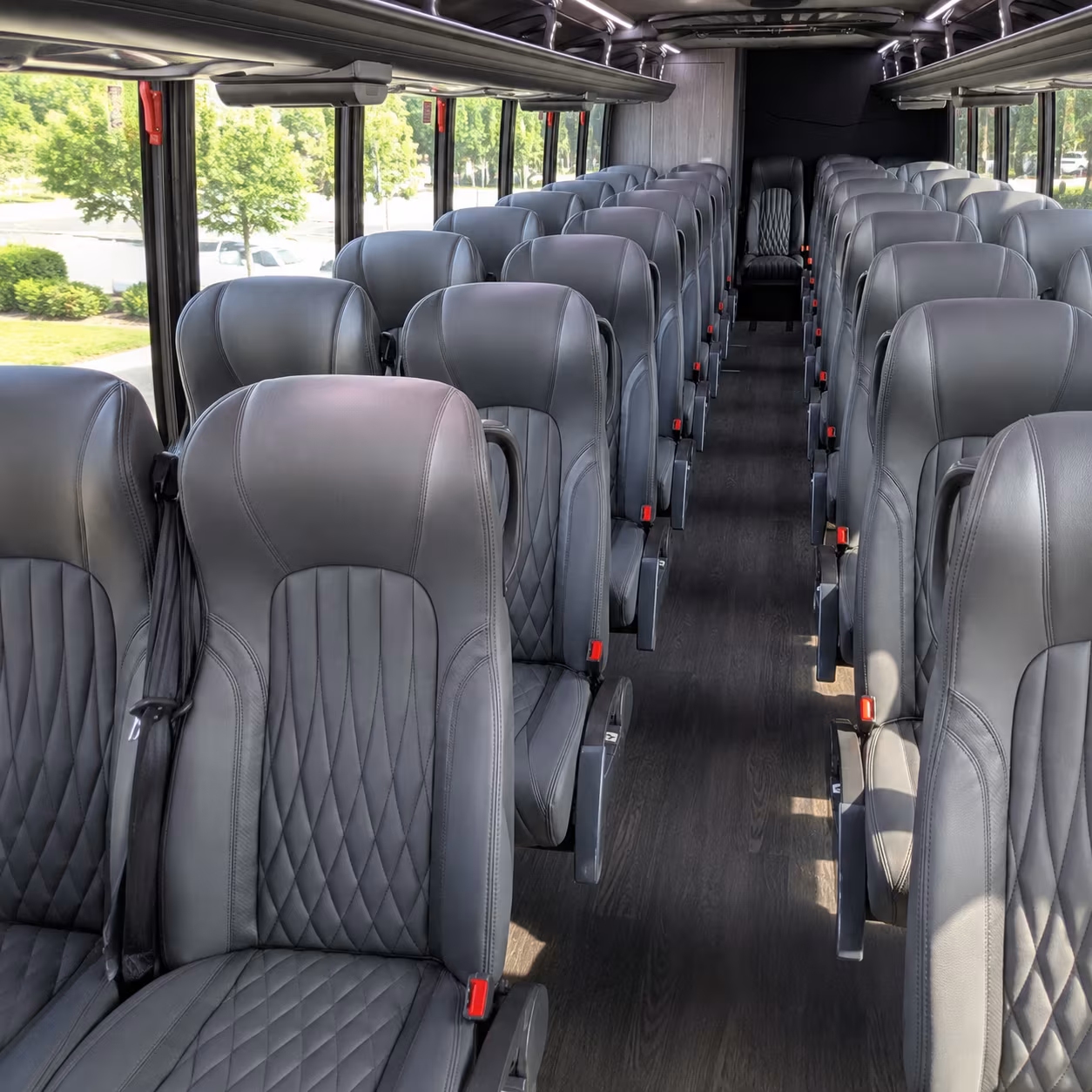 alexandria 28 passenger minibus inside