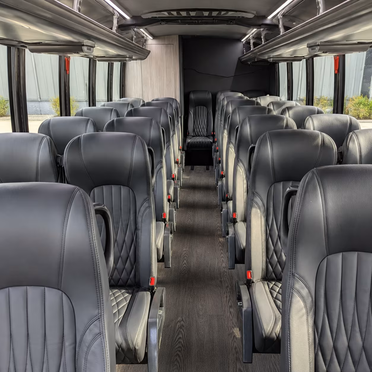 alexandria 35 passenger minibus inside