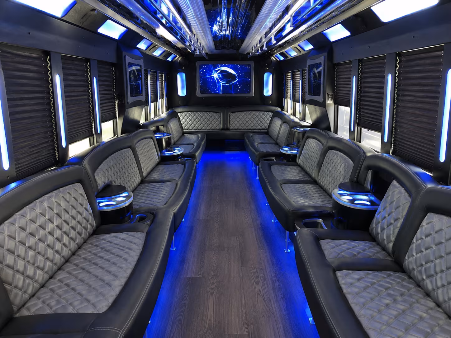 alexandria holiday party bus rental