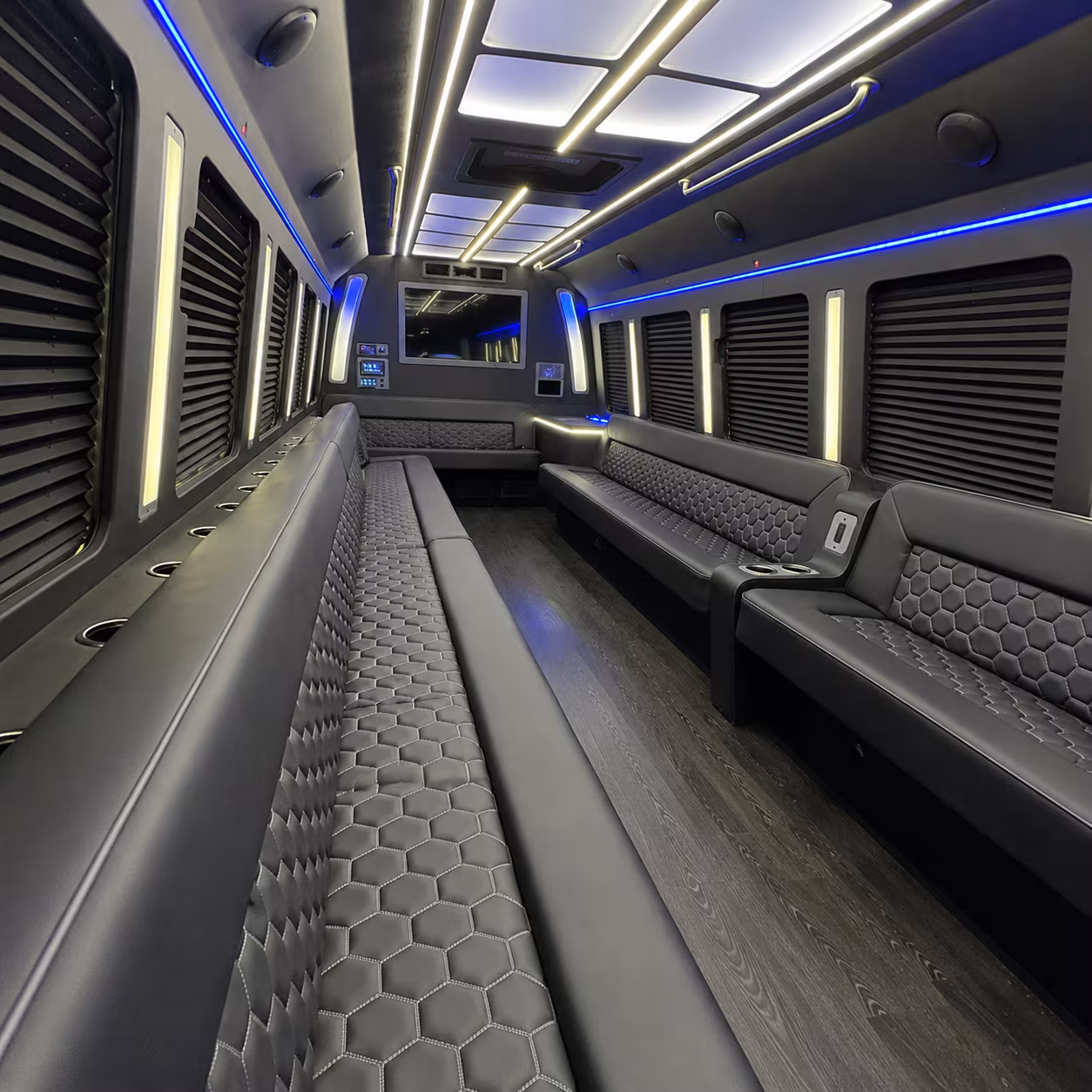 alexandria party bus interior