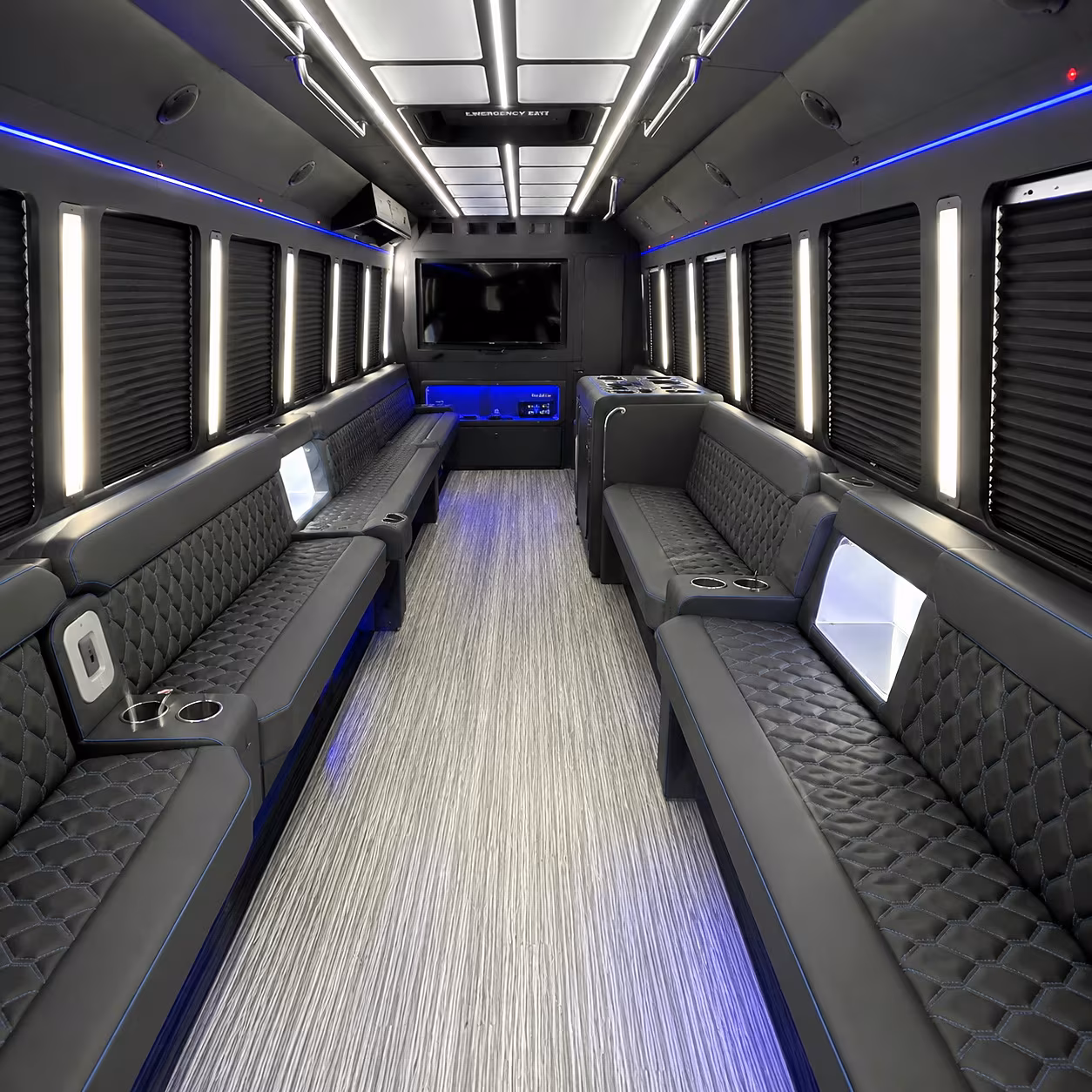 alexandria party bus rentals inside