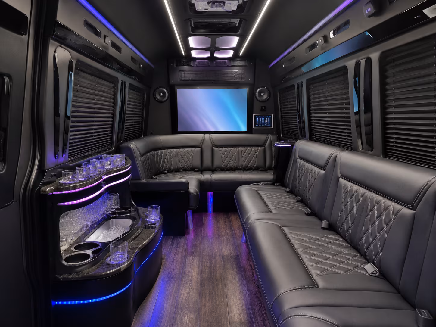 alexandria sprinter limousine interior