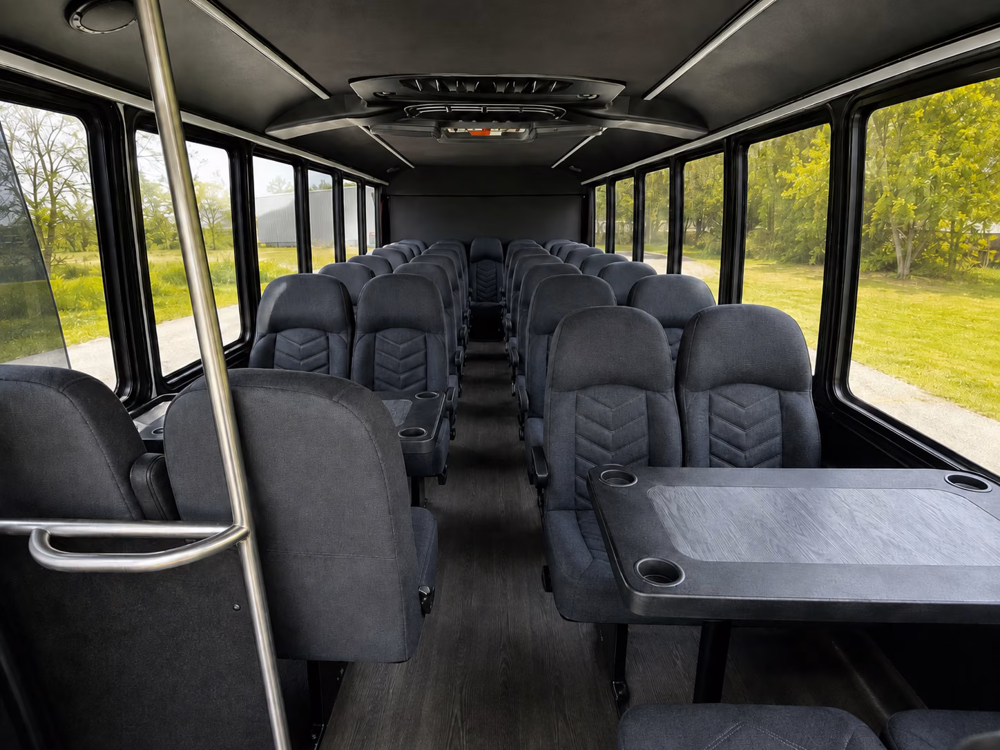 alexandria wedding transportation onboard seating