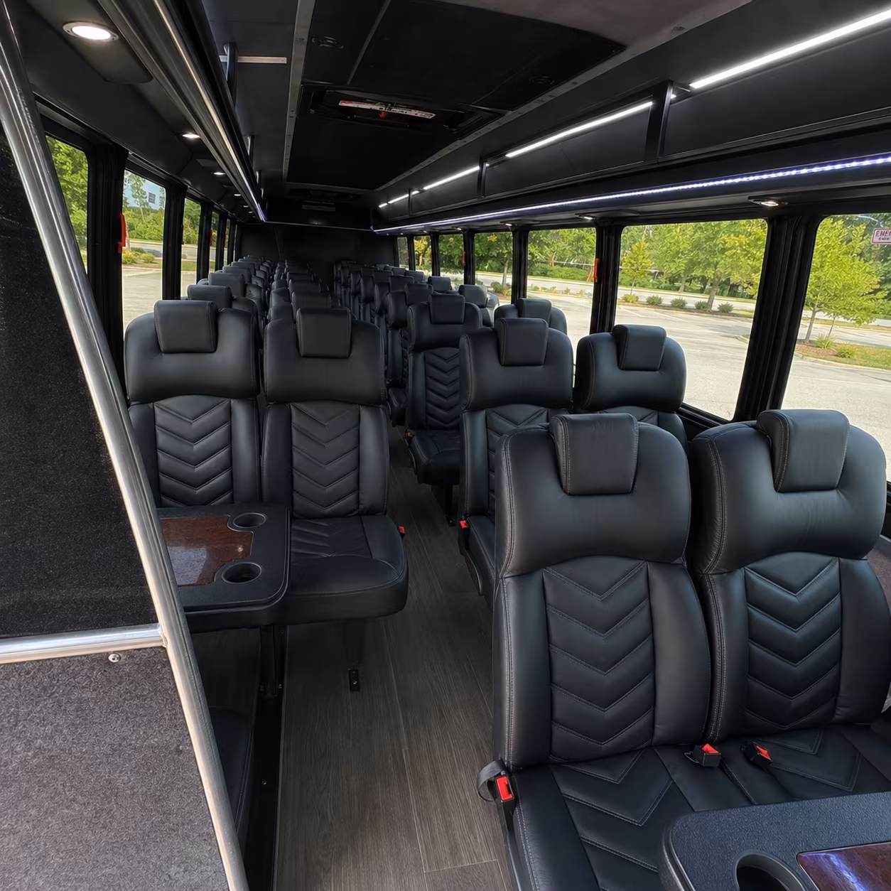 can i book a one way a round trip or a multi day package for a bus rental in alexandria