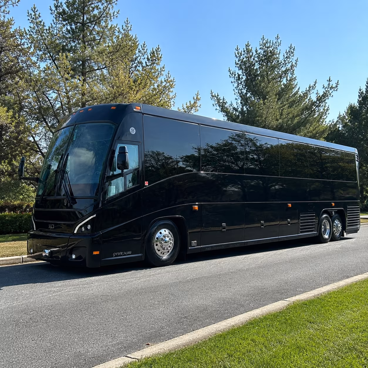 charter buses for government contractor meetings and multi site offsite events